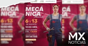 ¡Capacitación para el futuro! Ariadna Ayala, impulsa taller de mecánica automotriz para mujeres