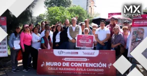 Pepe Chedraui encabeza construcción de muro de contención en San Sebastián de Aparicio