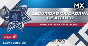 Rápida acción de policías logra detención de mujer en Atlixco