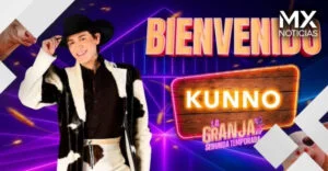 Kunno cambia los reflectores por La Granja y se suma al reality de TV Azteca