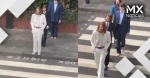 VIDEO | Recrean la icónica portada de ‘Abbey Road’ en el nuevo biopic de The Beatles
