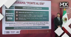 Programa “Ponte al Día” ofrece descuentos históricos para regularizar vehículos en Puebla