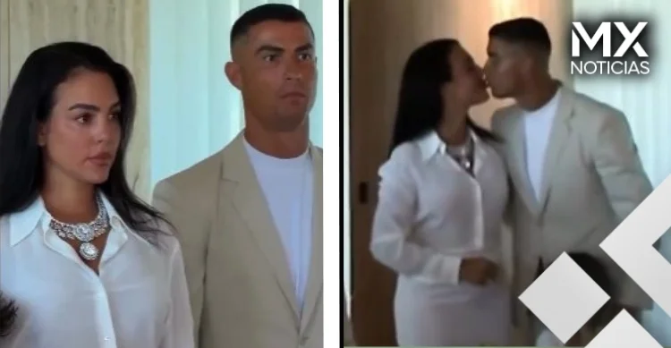 Revelan VIDEO de la boda íntima de Cristiano Ronaldo y Georgina