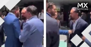 VIDEO | Diputado del PRI se va a los empujones contra morenista