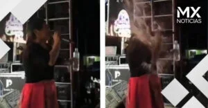 VIDEO | Golpean con botella a Soraya Nieto durante concierto