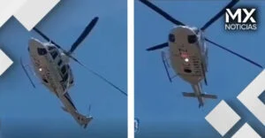 VIDEO | Helicóptero del gobernador de Chiapas hace violento aterrizaje para prevenir accidente