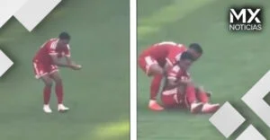 VIDEO | Jamal Musiala se desploma tras marcar gol con Bayern Múnich