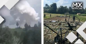 VIDEO | Muere una persona por fuerte explosión de polvorín en Zinacantepec