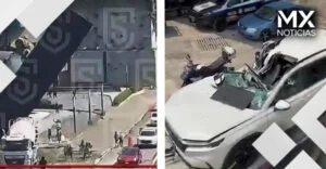 VIDEO | Mujer muere aplastada por estructura que se desplomó en Interlomas