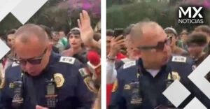 VIDEO | Zapean a policía que vigilaba batalla de farmear aura en CDMX