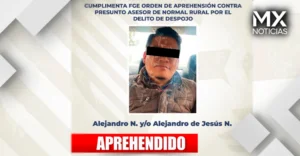 FGE Puebla detiene a presunto asesor de normal rural por despojo de instalaciones