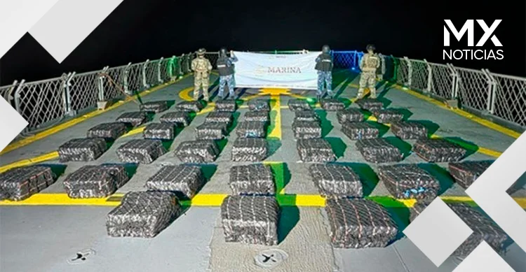 Detienen a seis en «narcolancha» en costa de Acapulco; les aseguran una tonelada de cocaína
