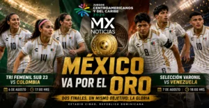 México va por el oro en futbol varonil y femenil en los Juegos Centroamericanos y del Caribe 2026
