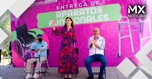 Entrega MariElise Budib aparatos funcionales a personas con discapacidad
