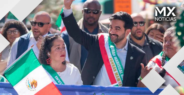 Zohran Mamdani encabeza desfile por la Independencia de México en Nueva York