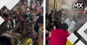 VIDEO | Inspectores intentan arrebatarle a vendedor de elotes su carrito en Jalisco