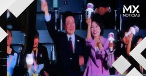 VIDEO | Presidente de Corea del Sur asistió a concierto de k-pop en CDMX