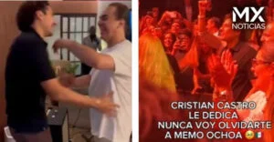 VIDEO | Cristian Castro homenajea a Memo Ochoa durante concierto