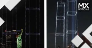 VIDEO | Las Torres Gemelas vuelven al cielo de NY con increíble show de drones