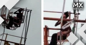 VIDEO | Mujer pierde el cuero cabelludo tras atorarse en rueda de la fortuna