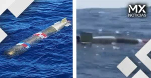 VIDEO | Pescadores recuperan torpedo en costas de Ensenada