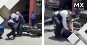 VIDEO | Policías someten a adulto mayor en pleno Centro de Cuernavaca