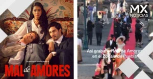 VIDEO | Puebla se roba la pantalla: así fue el rodaje de ‘Mal de Amores’ en el Zócalo