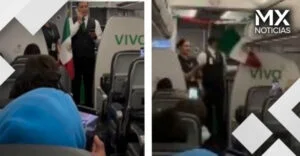 VIDEO | Tripulación de Viva sorprende a pasajeros con Grito de Independencia