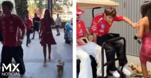 VIDEO | Tunden a piloto de la F1 por negarle el asiento a su esposa embarazada