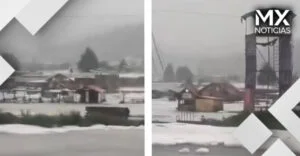 VIDEOS | Intensa granizada pinta de blanco a La Marquesa