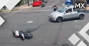 Enfrentamiento en Iztacalco: discusión entre automovilista y motociclista casi termina en tragedia