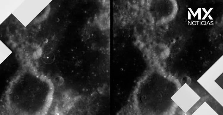 NASA descubre cráter lunar “único en un siglo”: mide 222 metros y se formó en 2024