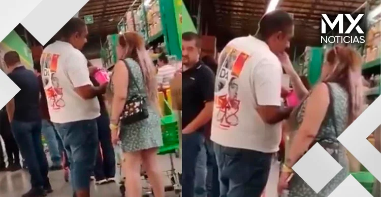 Familia prueba helado con el dedo en Bodega Aurrera y lo devuelve al congelador; video causa indignación