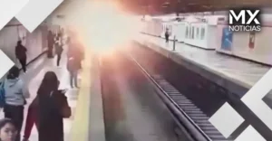 Así fue el cortocircuito que provocó un incendio en estación Gómez Farías