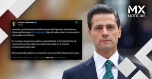 Enrique Peña Nieto y otros expresidentes lamentaron el fallecimiento de Cuahtémoc Cárdenas