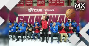 Acompaña Pepe Chedraui a jóvenes basquetbolistas en la final estatal de la Liga Telmex-Telcel 2026