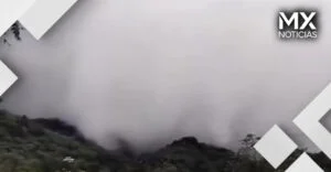 VIDEO | El Frente frío 2 llegó como una cortina de niebla ‘fantasmal’