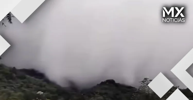 VIDEO | El Frente frío 2 llegó como una cortina de niebla ‘fantasmal’