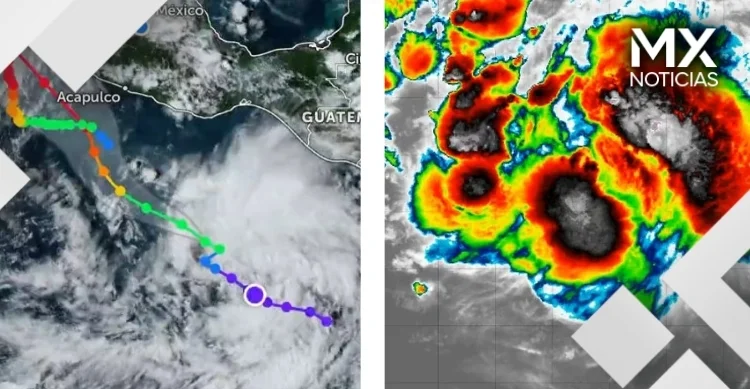 Tormenta tropical Trudy podría convertirse en huracán y provocar lluvias intensas en México