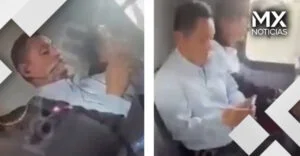 VIDEO | Pasajeros confrontan a presunto acosador en transporte público