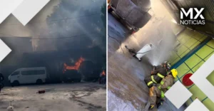 Explosión en gasera de Coacalco deja un herido y daños en viviendas y vehículos