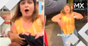 Extranjera agrede a comensal mexicano en taquería en Condesa; usuarios la apodan como Lady Gringa