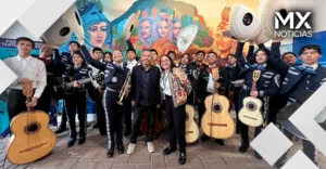 Estudiantes de la preparatoria BUAP de Tlatlauquitepec plasman su creatividad en mural colectivo